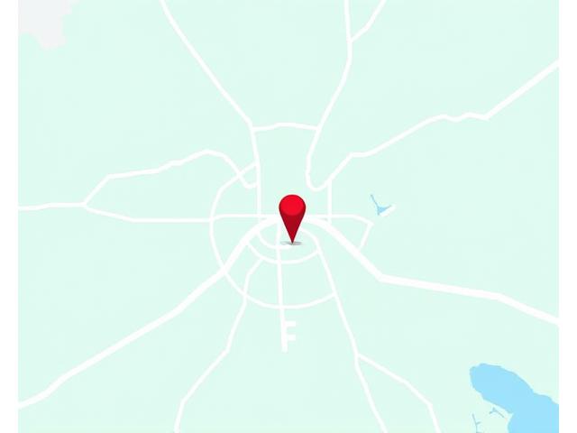 Mapa oblasti Hradec Králové s vyznačeným místem